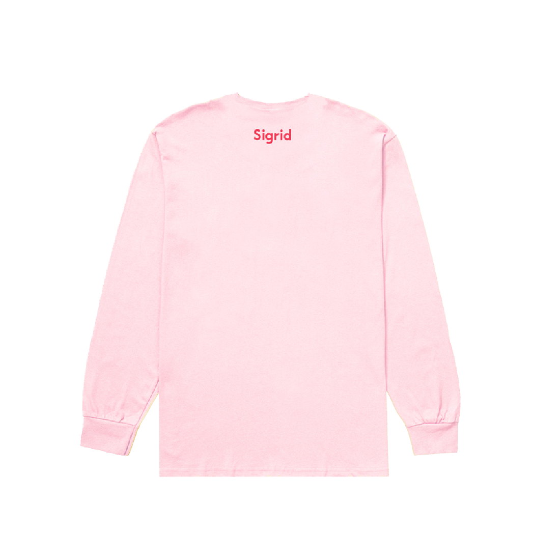 Sigrid - Thank Me Later Pink Longsleeve Tee