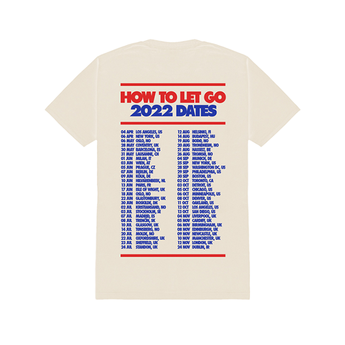 Sigrid - How To Let Go Tour 2022 T-shirt