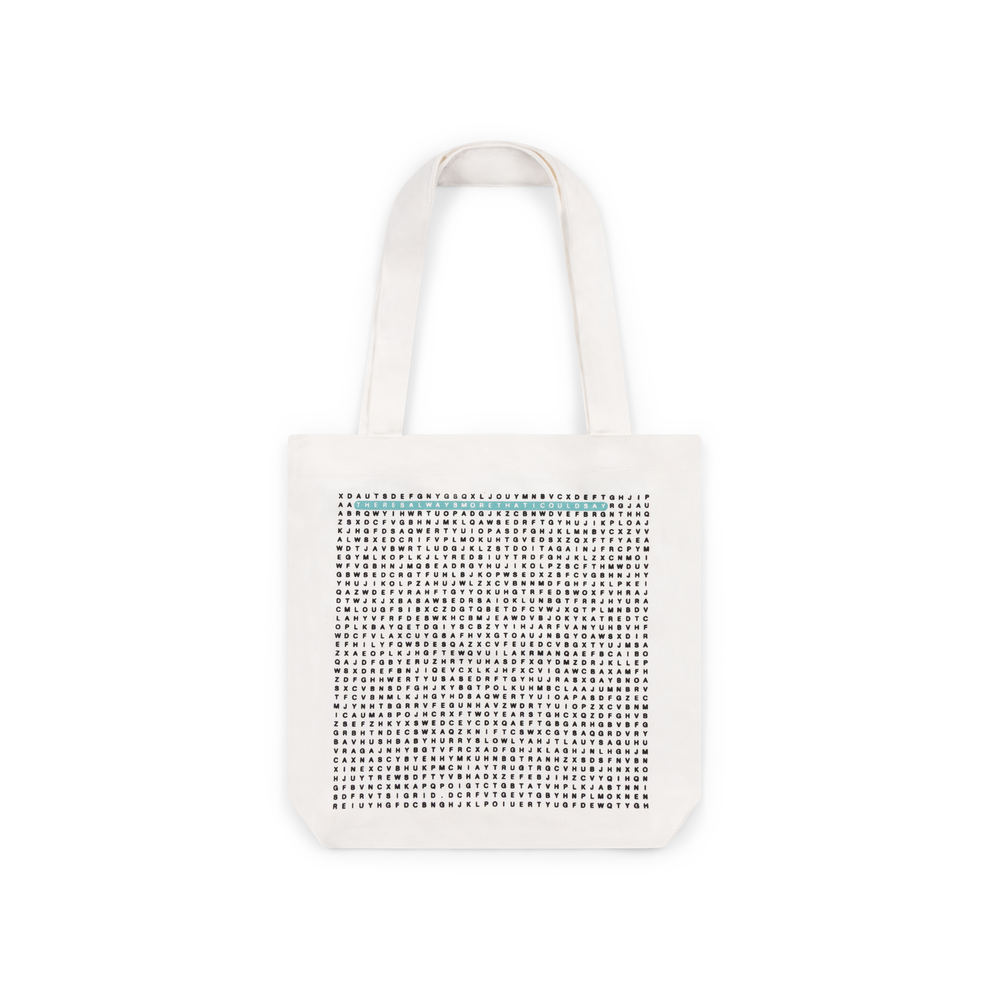 Word Search Tote Bag + Aquamarine Marble LP + Cassette + Signed Art Card