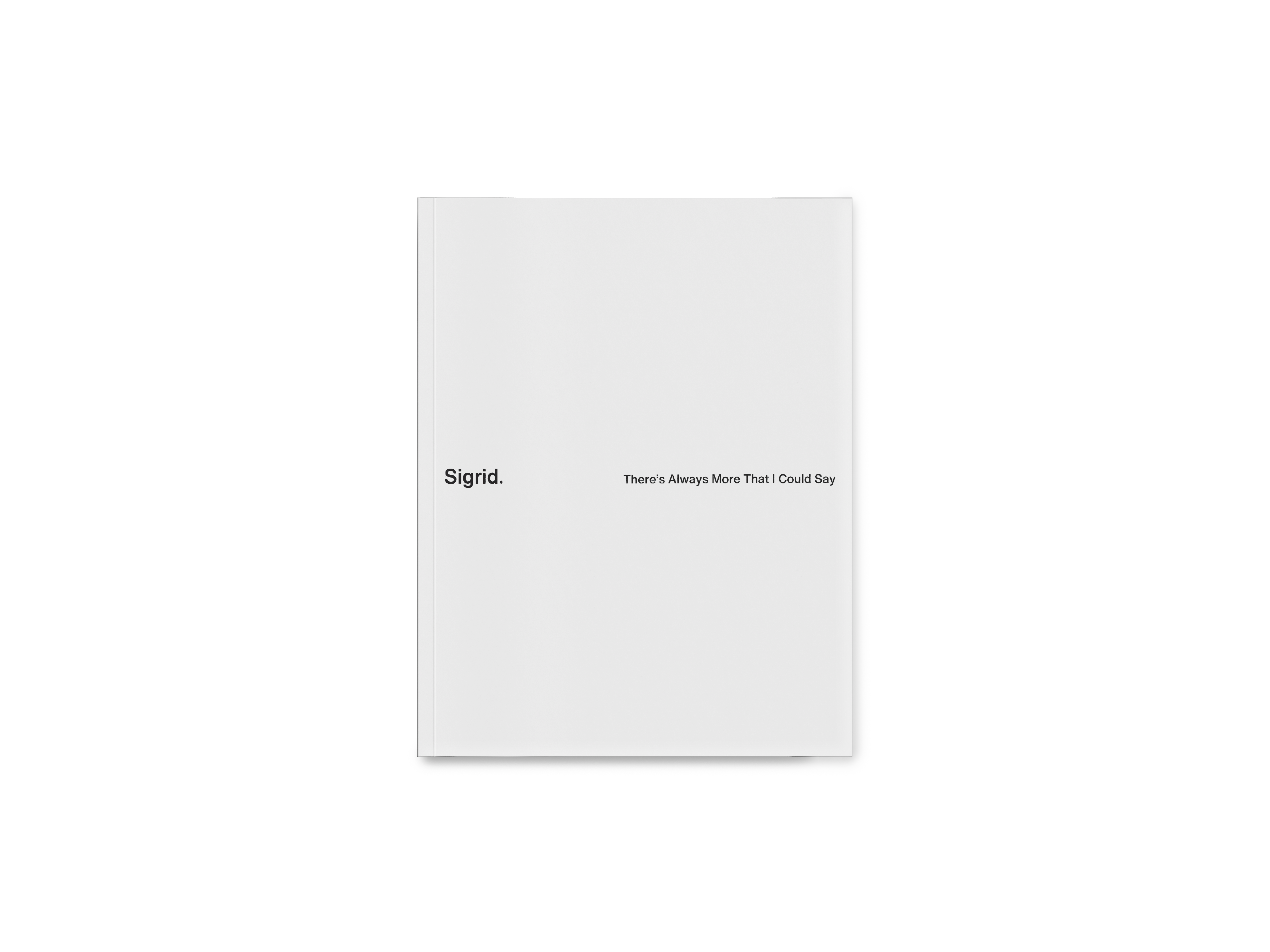 Sigrid - White Logo Journal