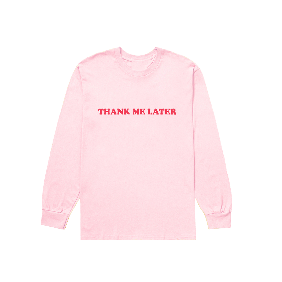 Sigrid - Thank Me Later Pink Longsleeve Tee